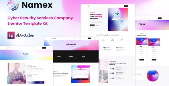Namex – Cyber Security Services Company Elementor Template Kit